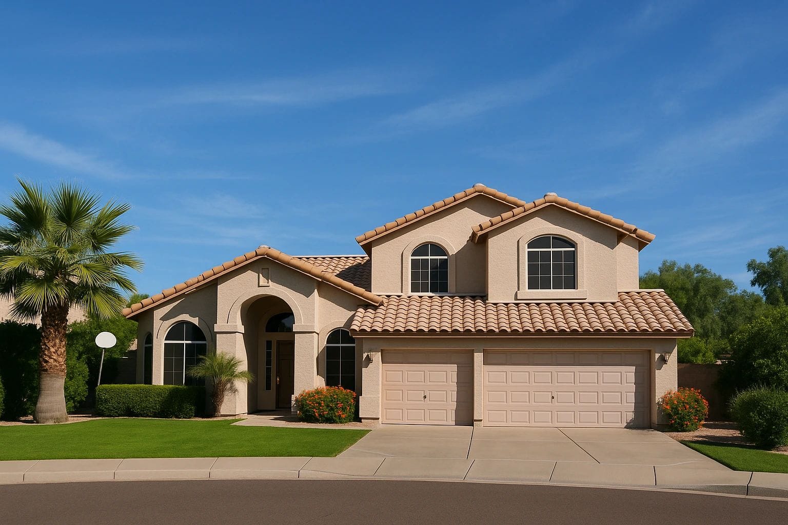 New roof installation on Arizona home