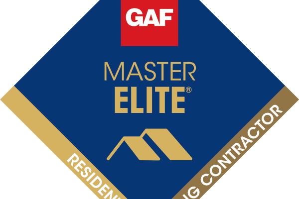GAF Master Elite certification badge awarded to Vero Exteriors as a top 2 percent roofing contractor