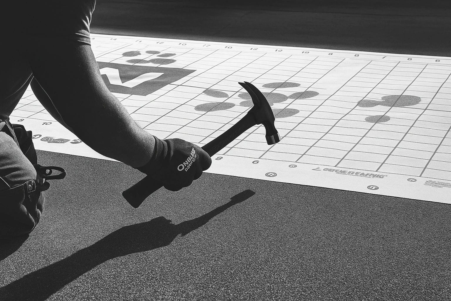 Homeowner reviewing insurance documents with contractor