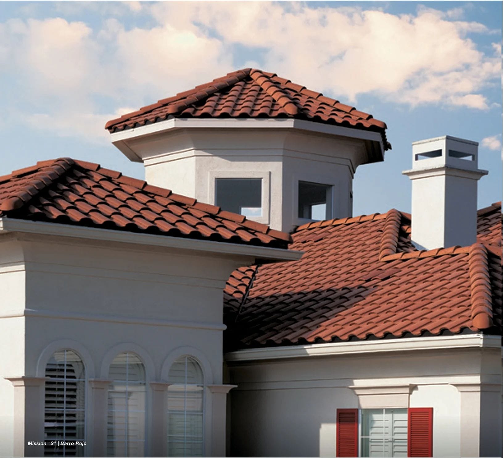 Tile Roofing installation example