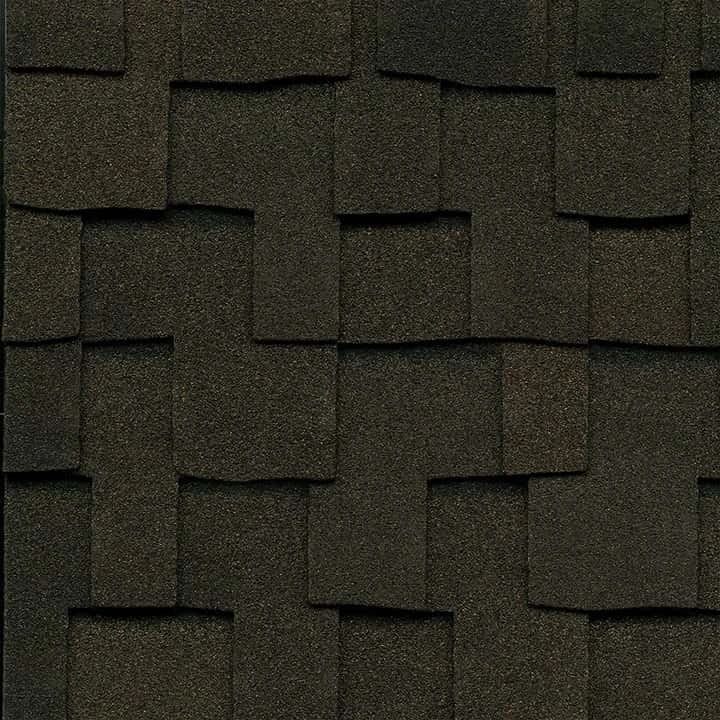 GAF Autumn Brown architectural shingles